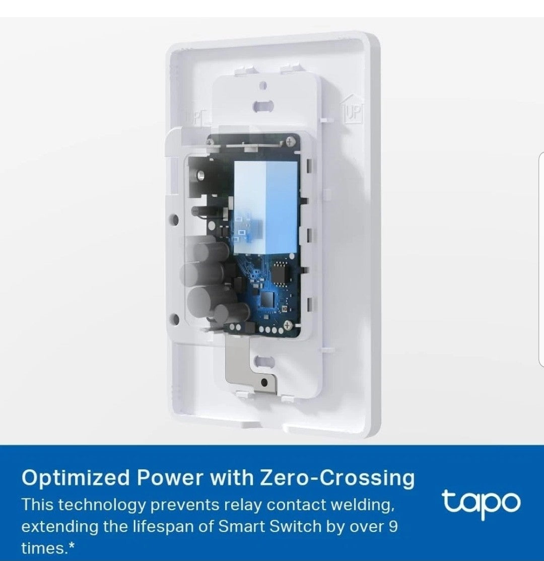 TP-Link Tapo Smart Switch Tapo S515 White Energy Monitoring Toggle Switch