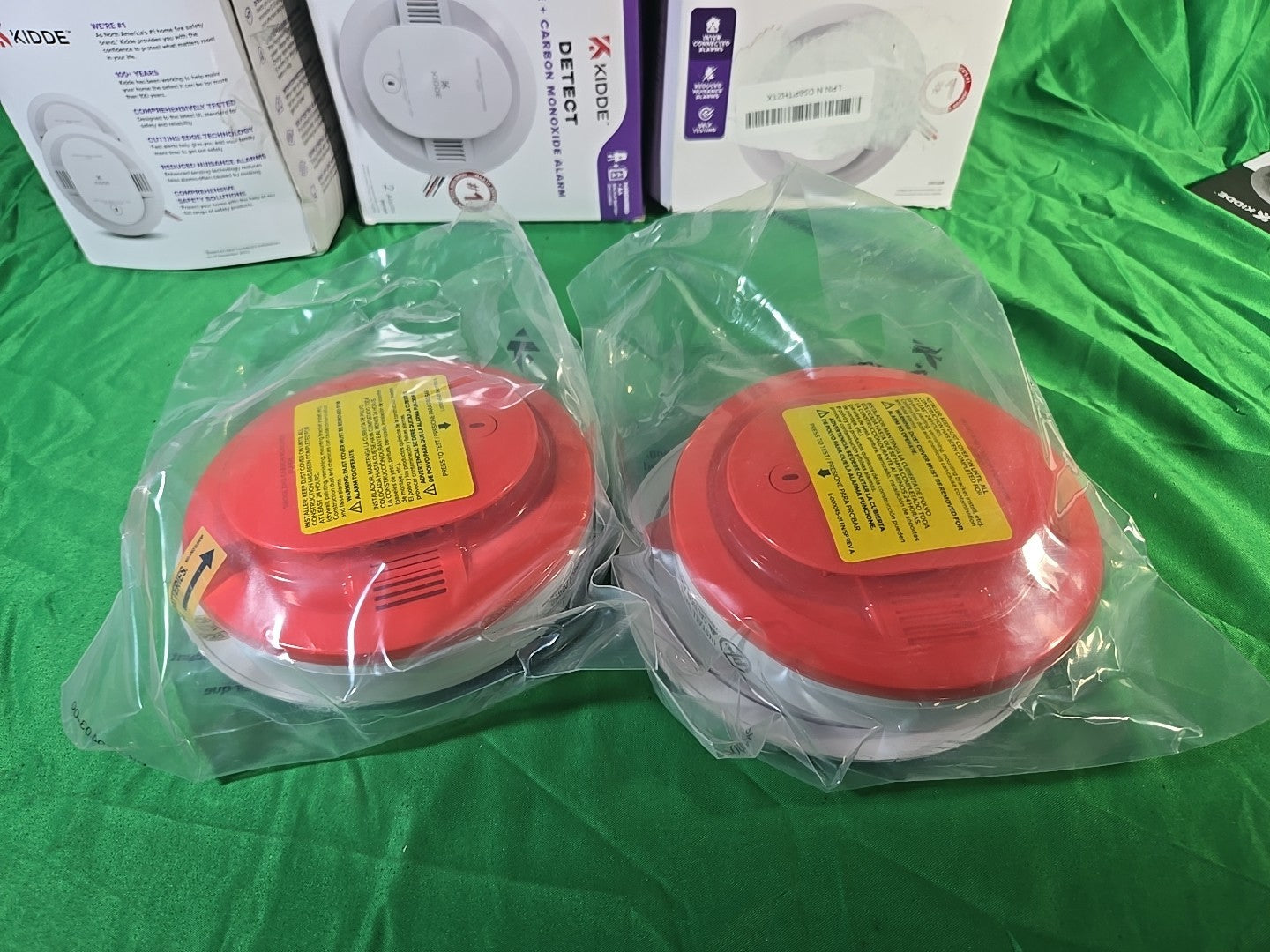 2 PACK! Kidde Hardwired Smoke & Carbon Monoxide Detector, AA Battery 2X 30CUAR