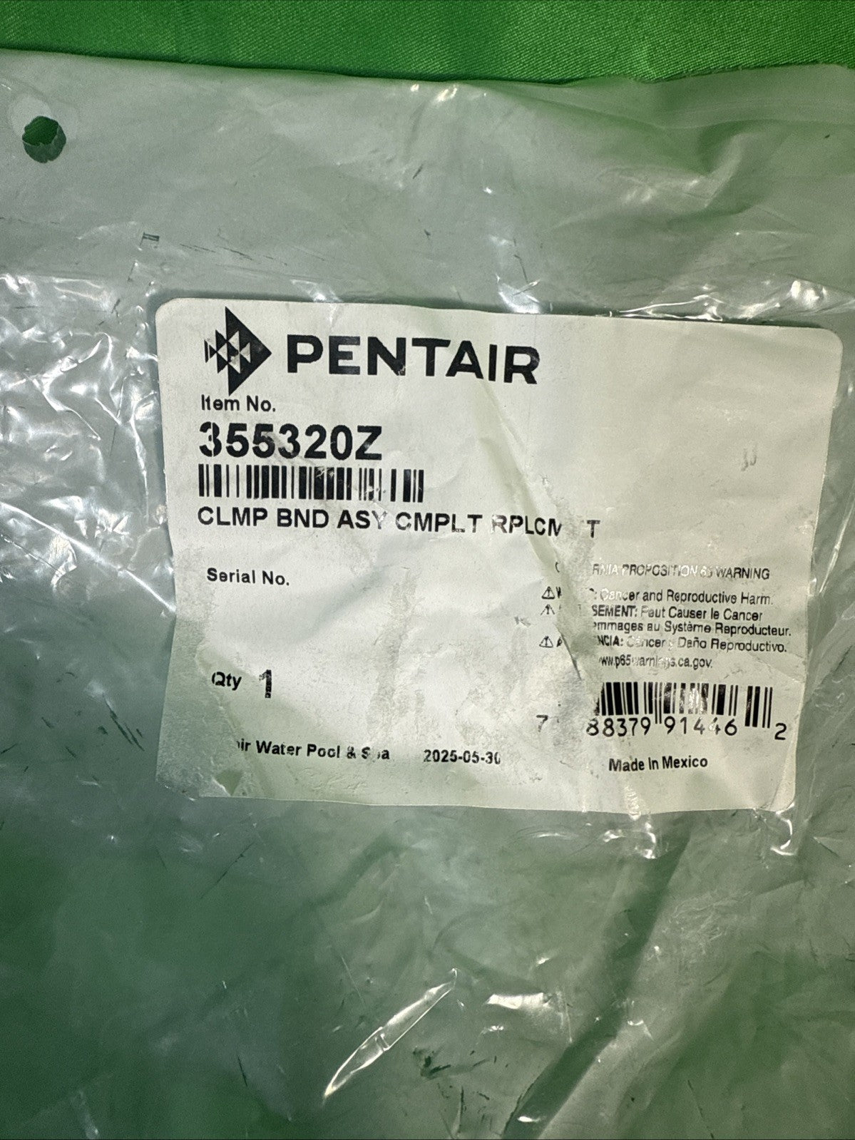 Pentair 355320 | Complete Band Clamp Assembly Replacement Pool & Spa Pump