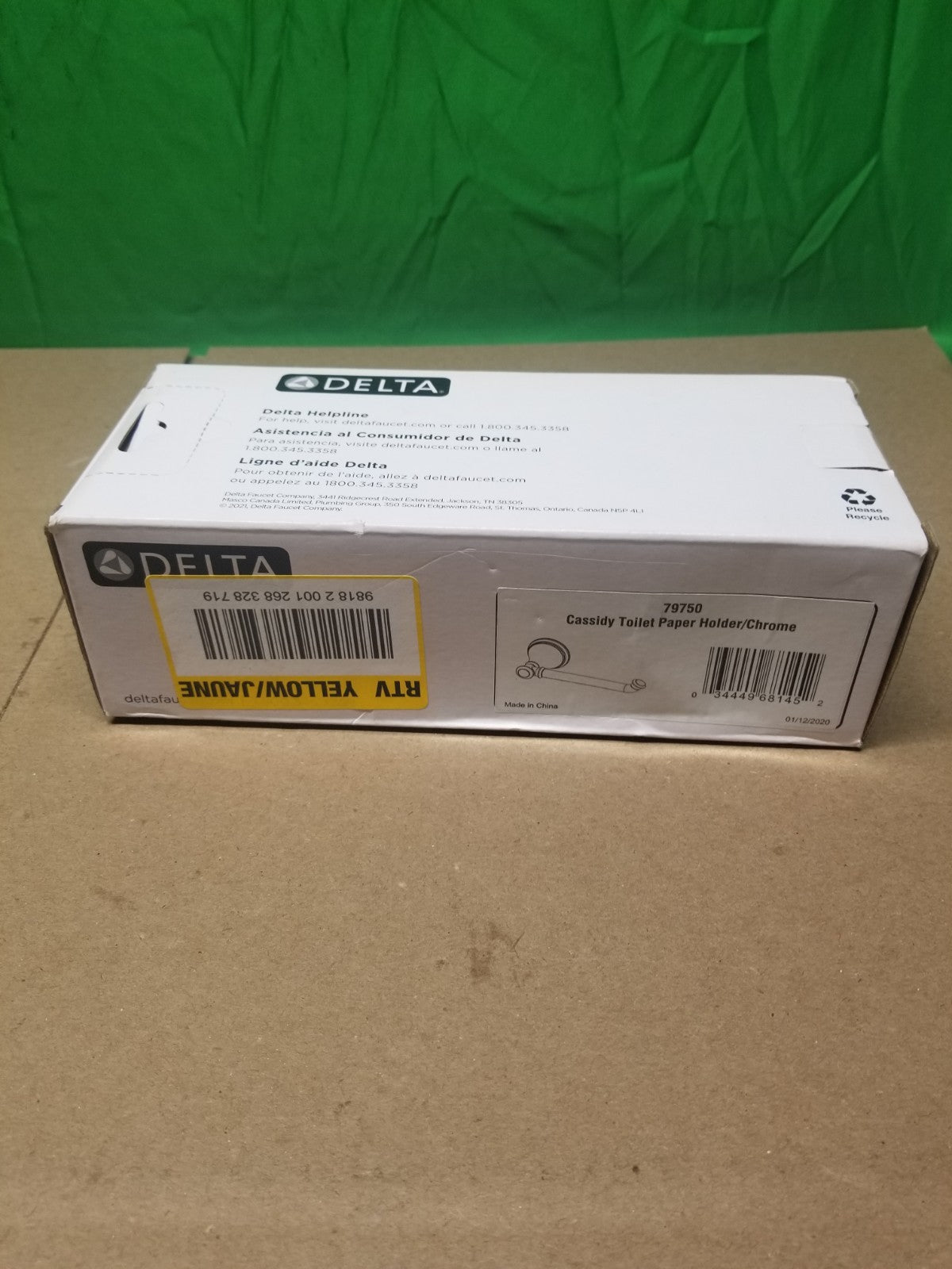 Delta Cassidy Collection Toilet Paper Holder in Chrome 79750