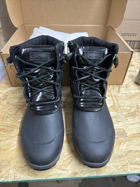 Sperry Women's Sperry, Maritime Repel Nylon Boot Black - 10