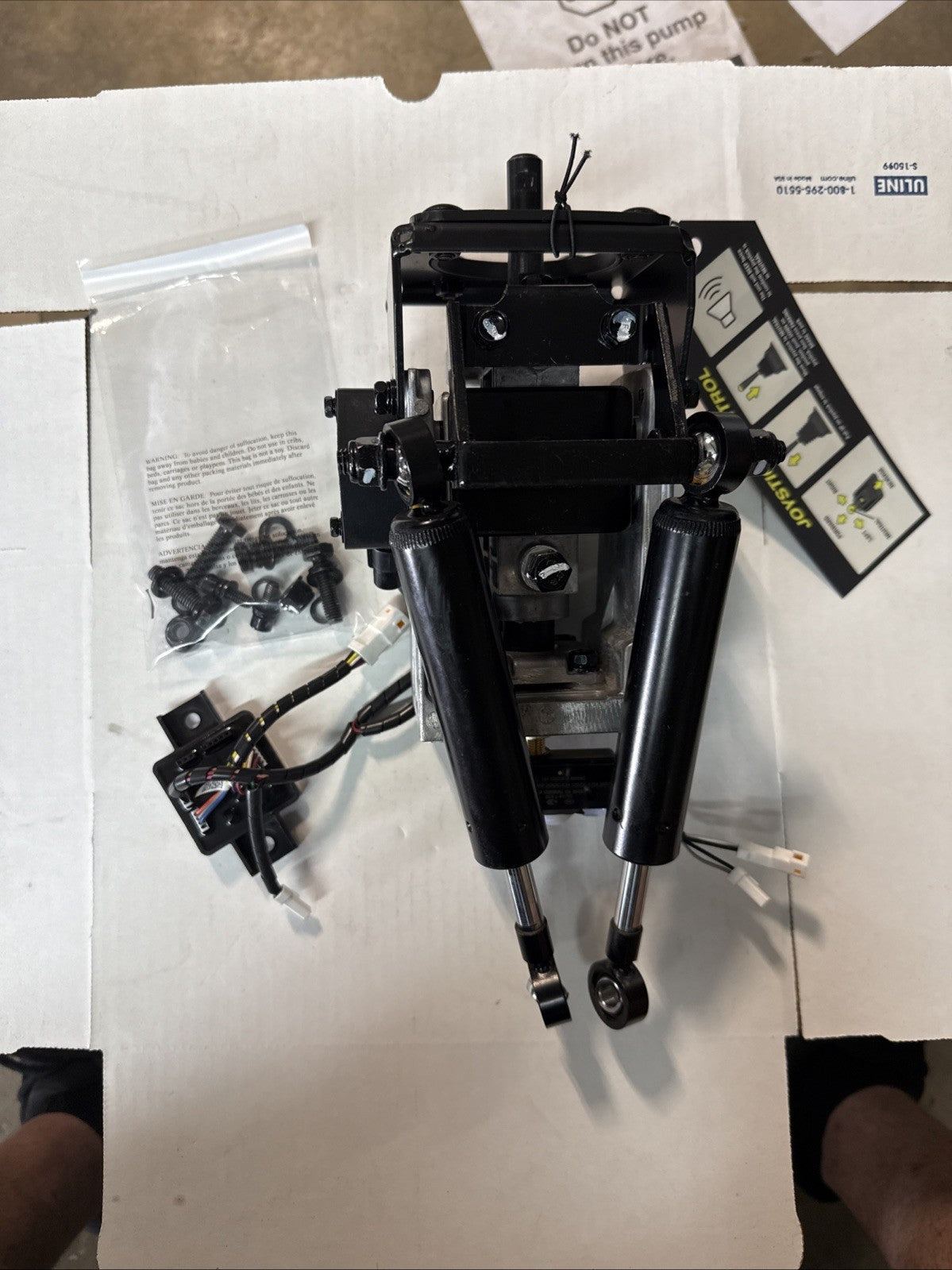 Joystick Assy w/ Sensors & Mixing Board . Ryobi Z30Li 80v Zero Turn Mower