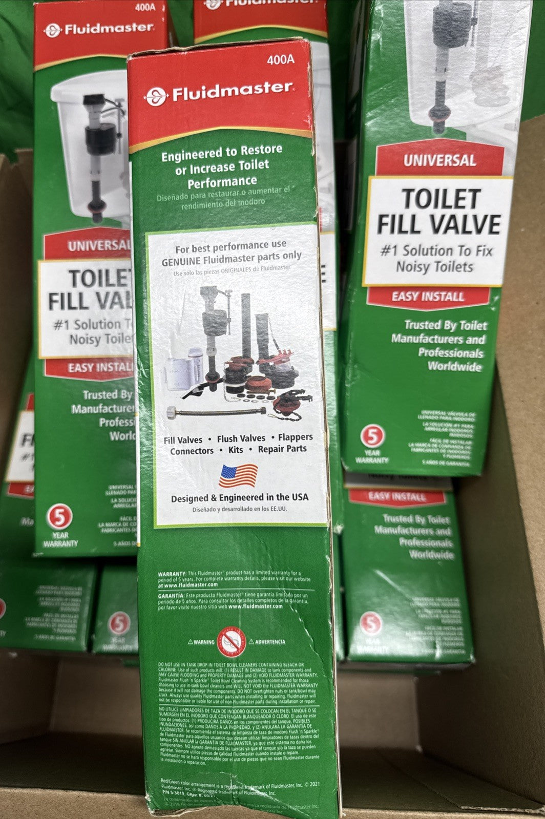 *12* PACK Fluidmaster 400A Universal Toilet Fill Valve.