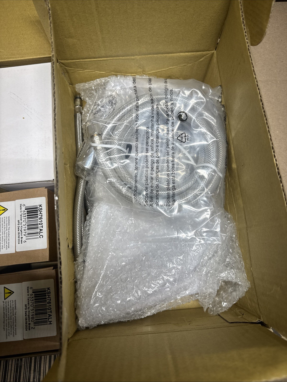 Kingston Brass KS775.BALBS Heirloom 1.8 GPM Bridge Kitchen Faucet - Black