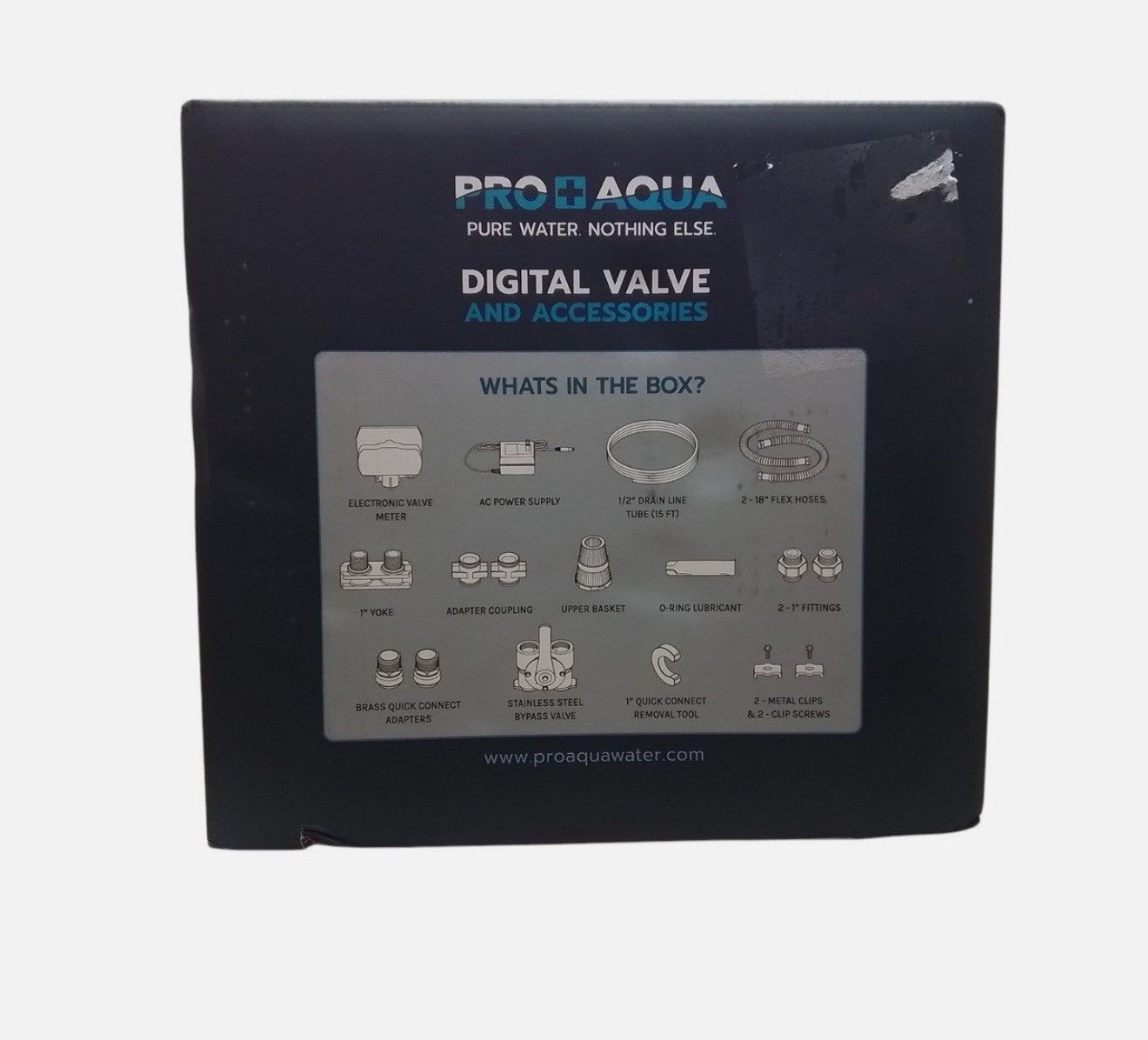 PRO+AQUA PRO-WELL-1E Whole House Well Water Filtration DIGITAL VALVE NO TANK