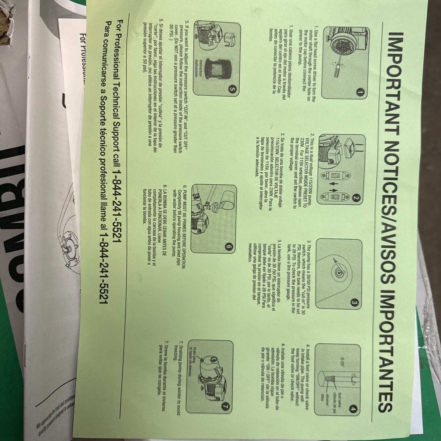 Everbilt 1/2HP Jet Pump/Tank Combo Cast iron with 6 Gallon Tank New OB