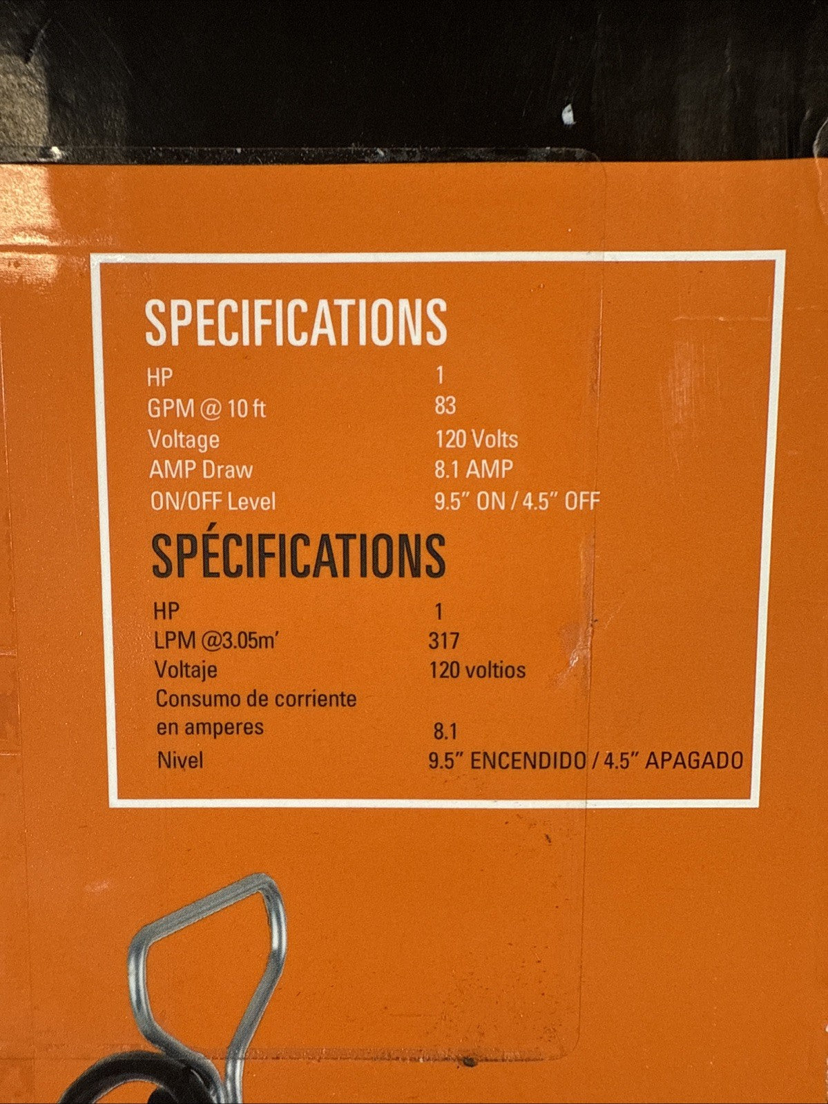 New RIDGID 1 HP Stainless Steel Dual Suction Sump Pump NEW OPEN BOX