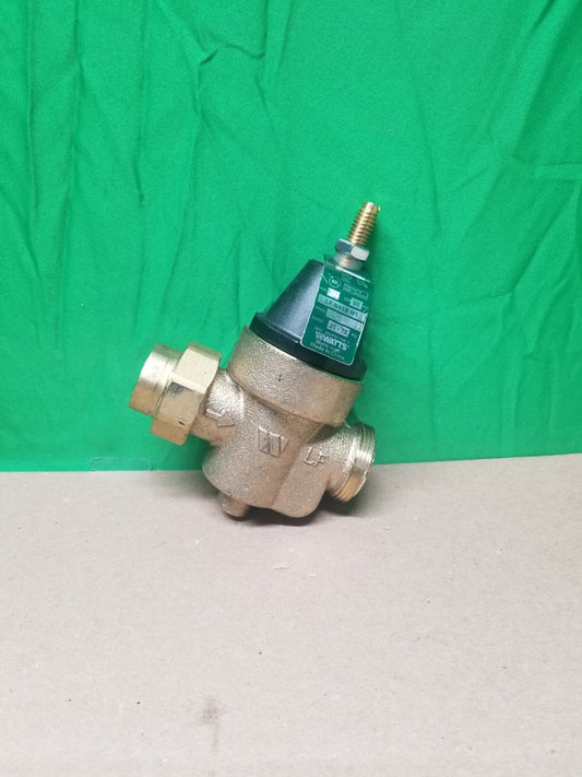 Watts 3/4” In-Line Water Pressure Reducing Valve (Female, Brass, Lead Free) NOB