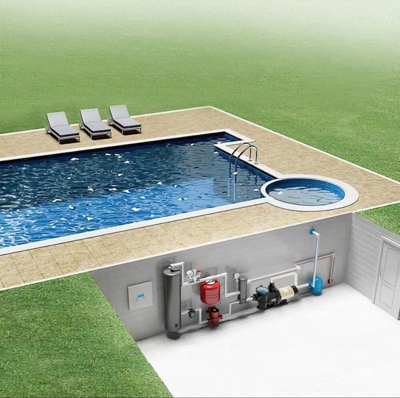 K2 Pumps Pool Pump 1 Hp Self Priming Two Speed 230 Volt Doe Compliant