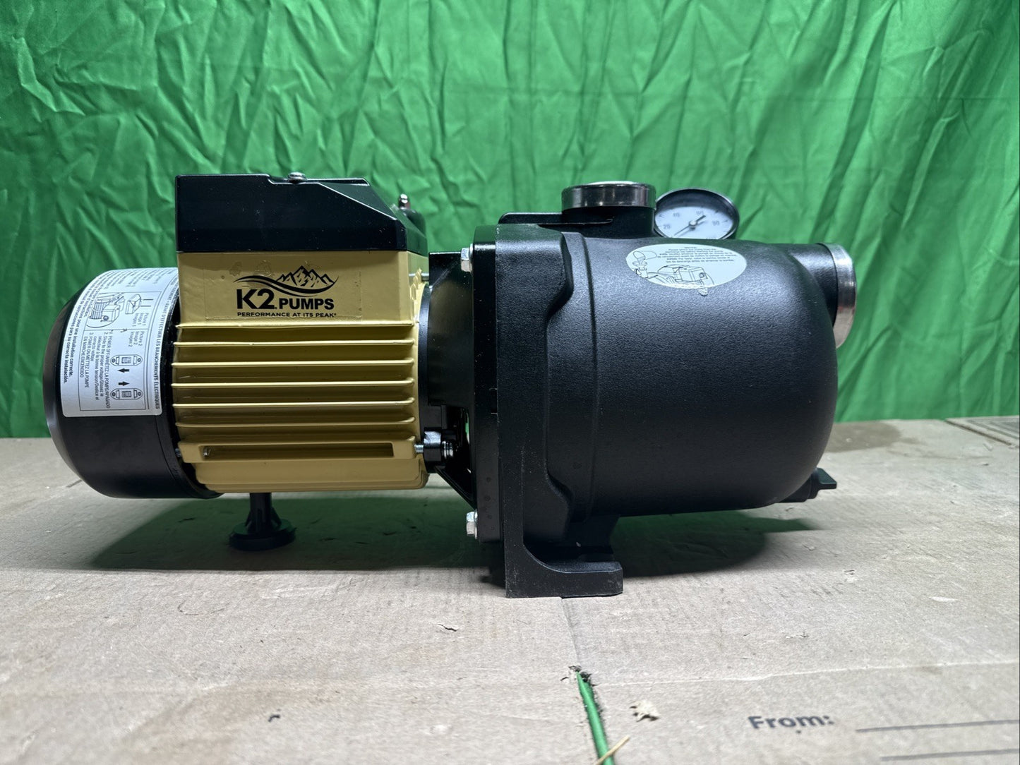 K2 Pumps Shallow Well Jet Pump 1/2 Hp Lead Free Thermoplastic 115/230V