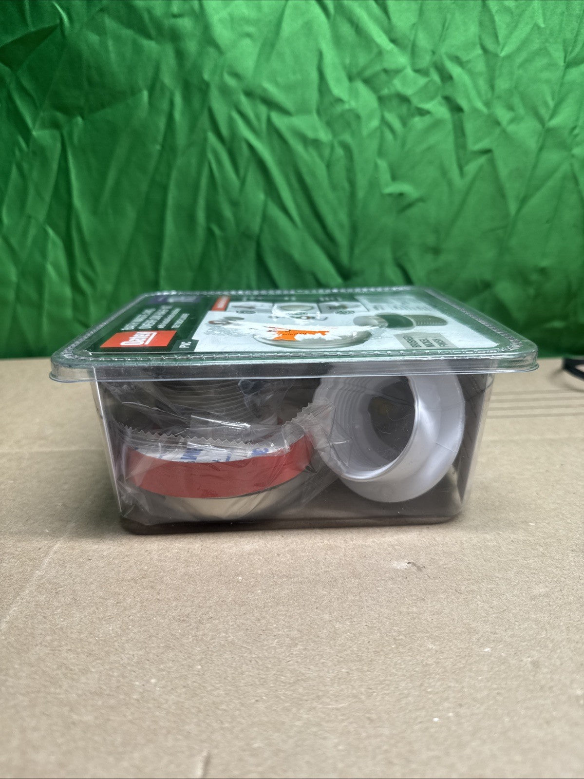 Oatey Touch Toe Sch. 40 PVC Bath Waste Half Drain Kit in Brushed Nickel