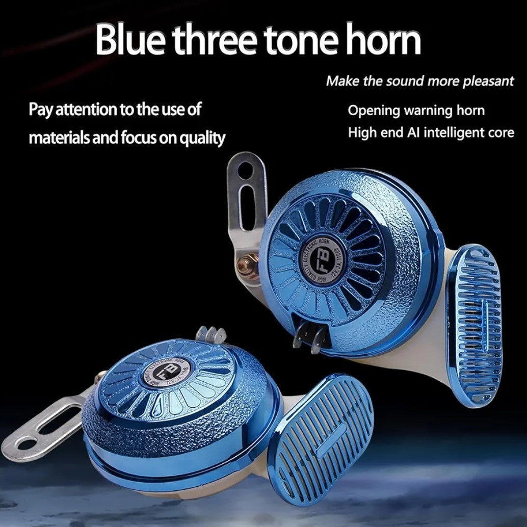 FARBIN Car Horns Super Loud Variable Sound Horn 3 Sound Train Horns 130db...