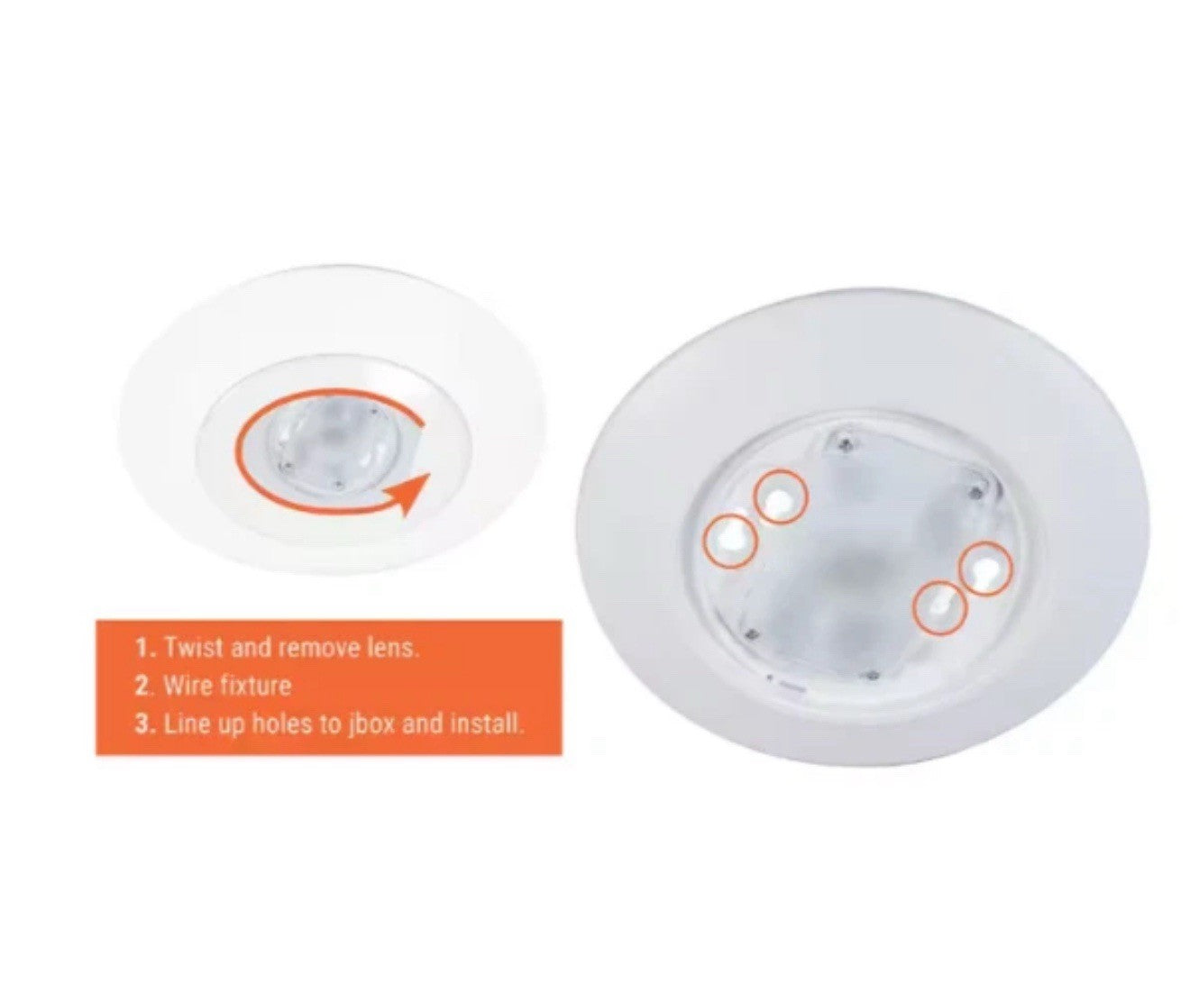 HALO HLC 6 in. 3000K Integrated LED Recessed Light Trim (6-Pack)