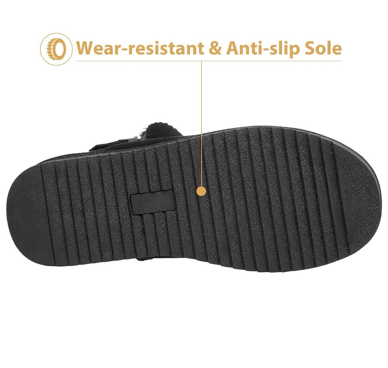 Camel crown Women’s 6 Snow Boot Warm Fur Winter Mid-calf Zipper Short Boot