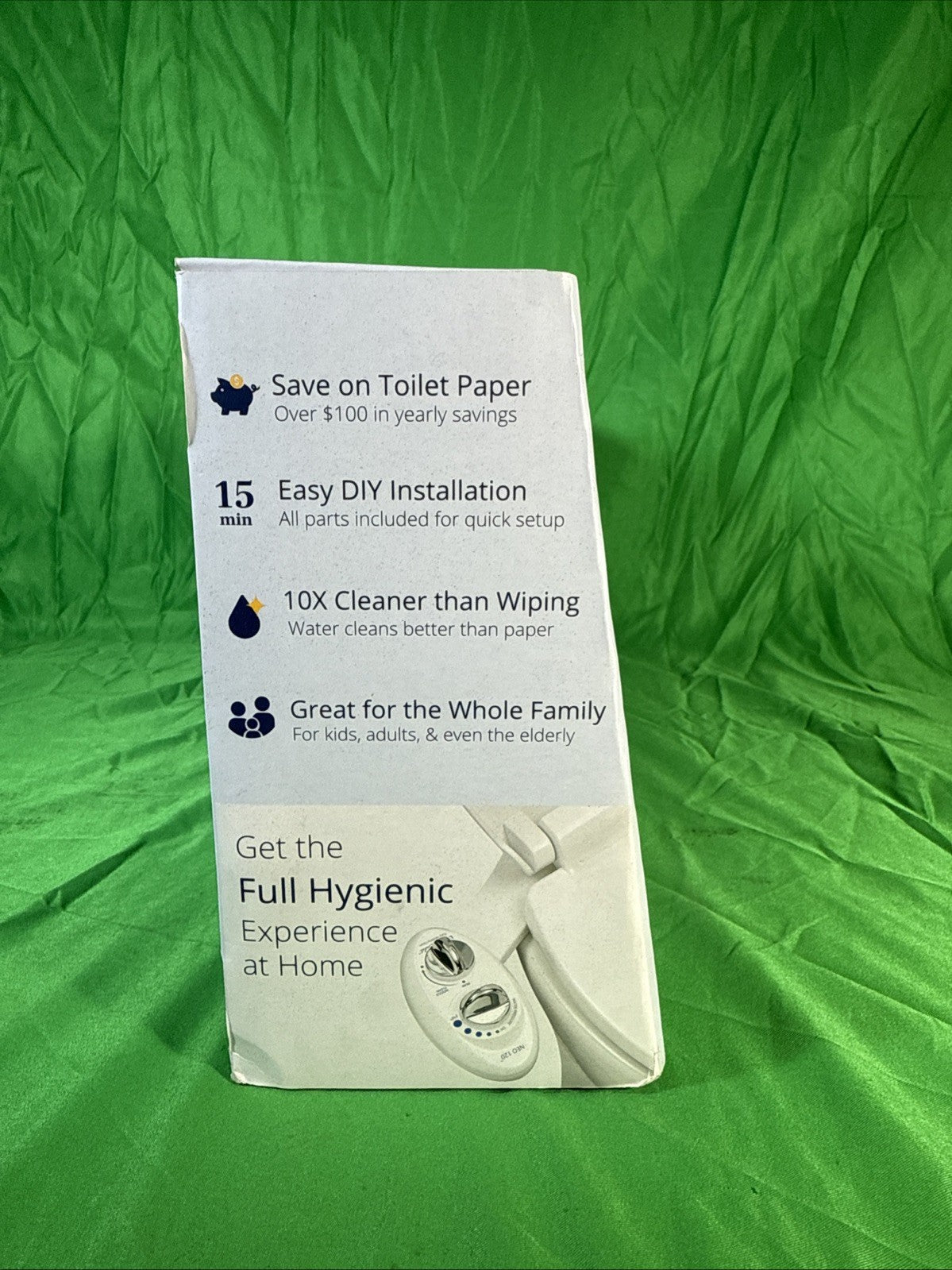 LUXE Bidet NEO 120 - Self-Cleaning Nozzle, Fresh Water Non-Electric Bidet