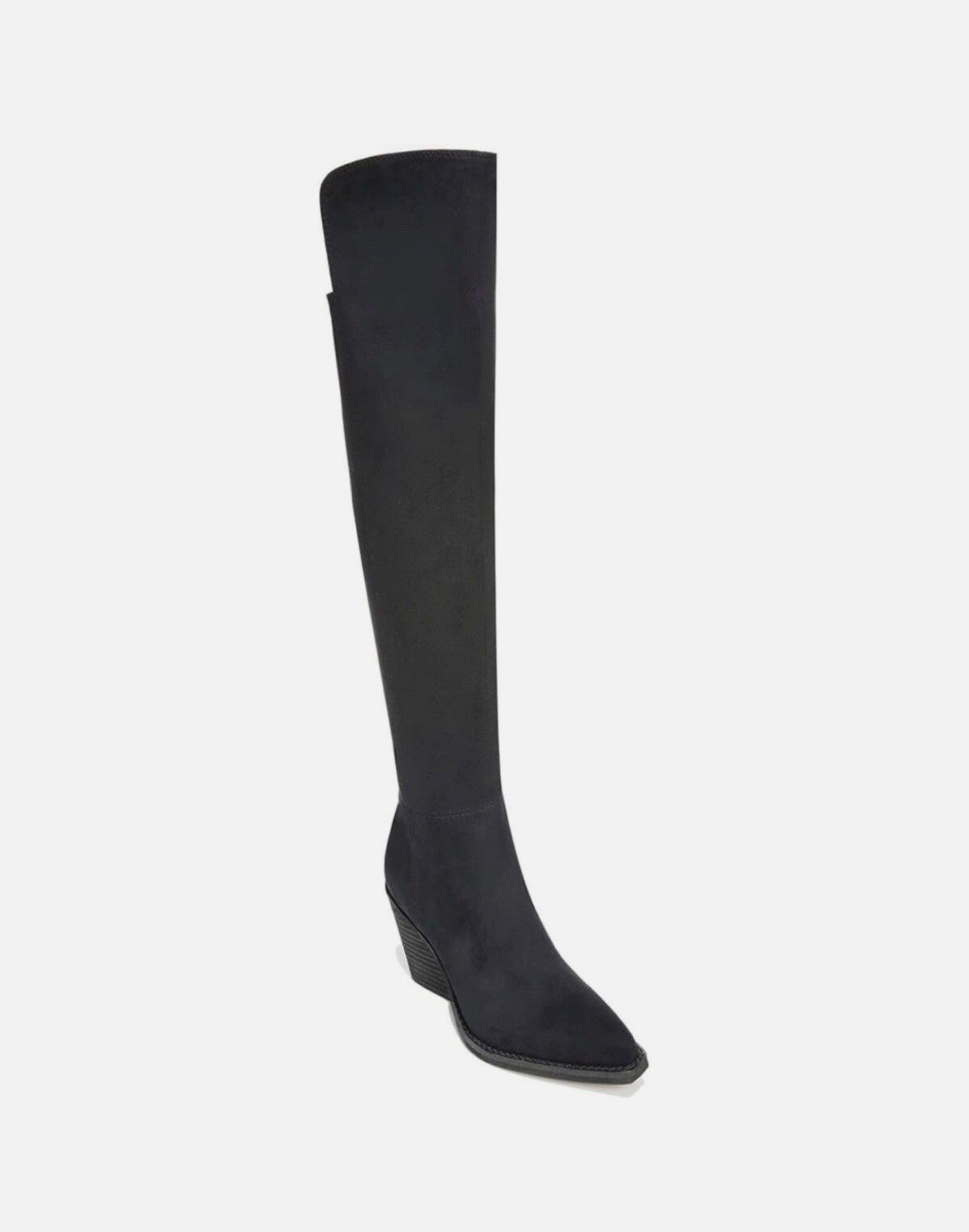 Women's Zodiac Ronson Knee High Boot in Black Faux Suede Size 11