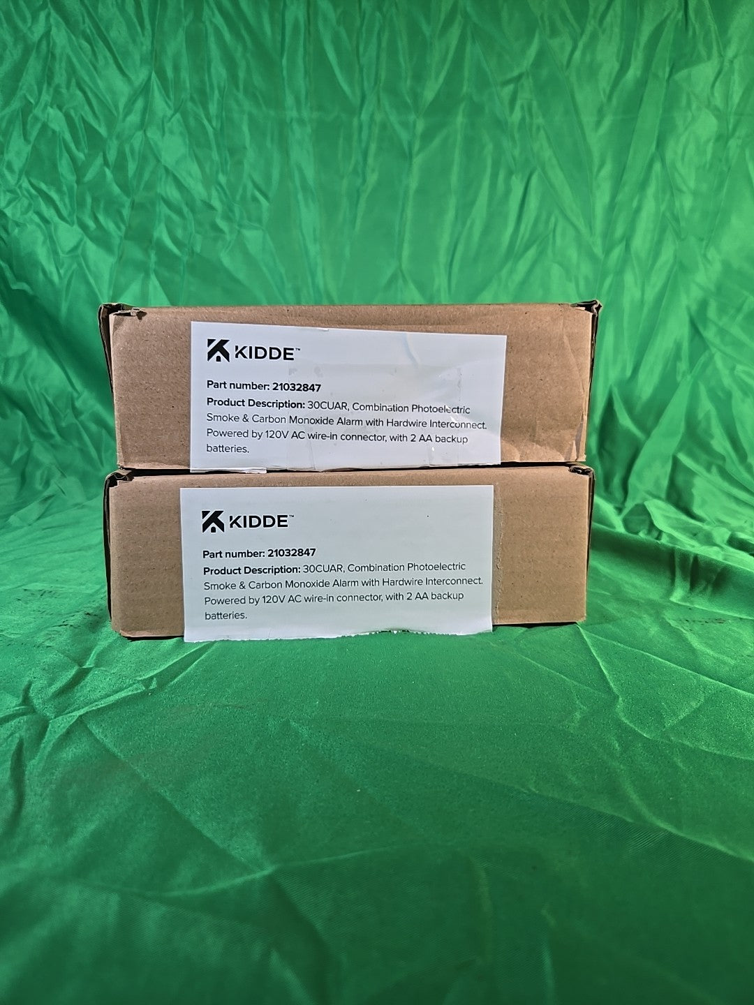 Kidde smoke and carbon monoxide Hardwired 30CUAR Interconnected With Backup Bat