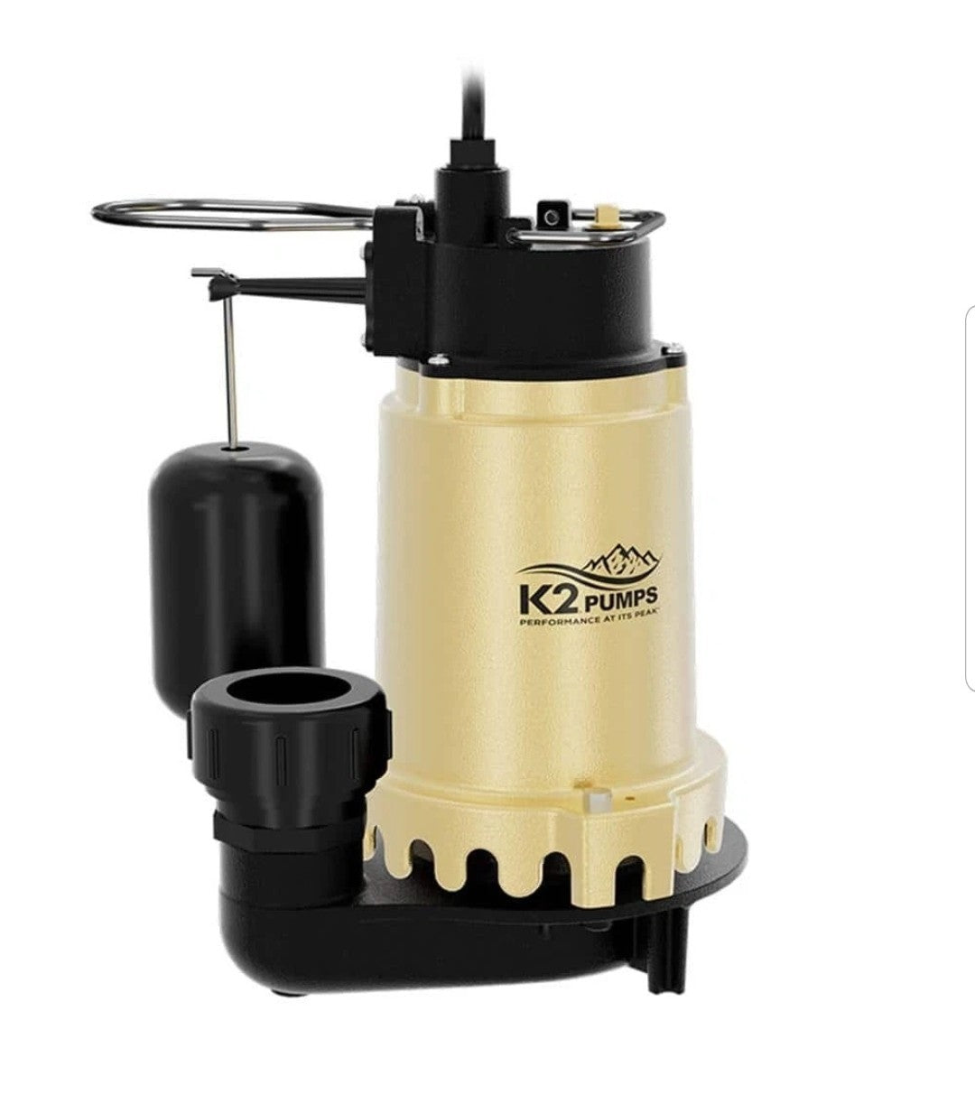 PRO 3/4 HP Heavy-Duty Cast Iron Sump Pump w/Snap Action Switch