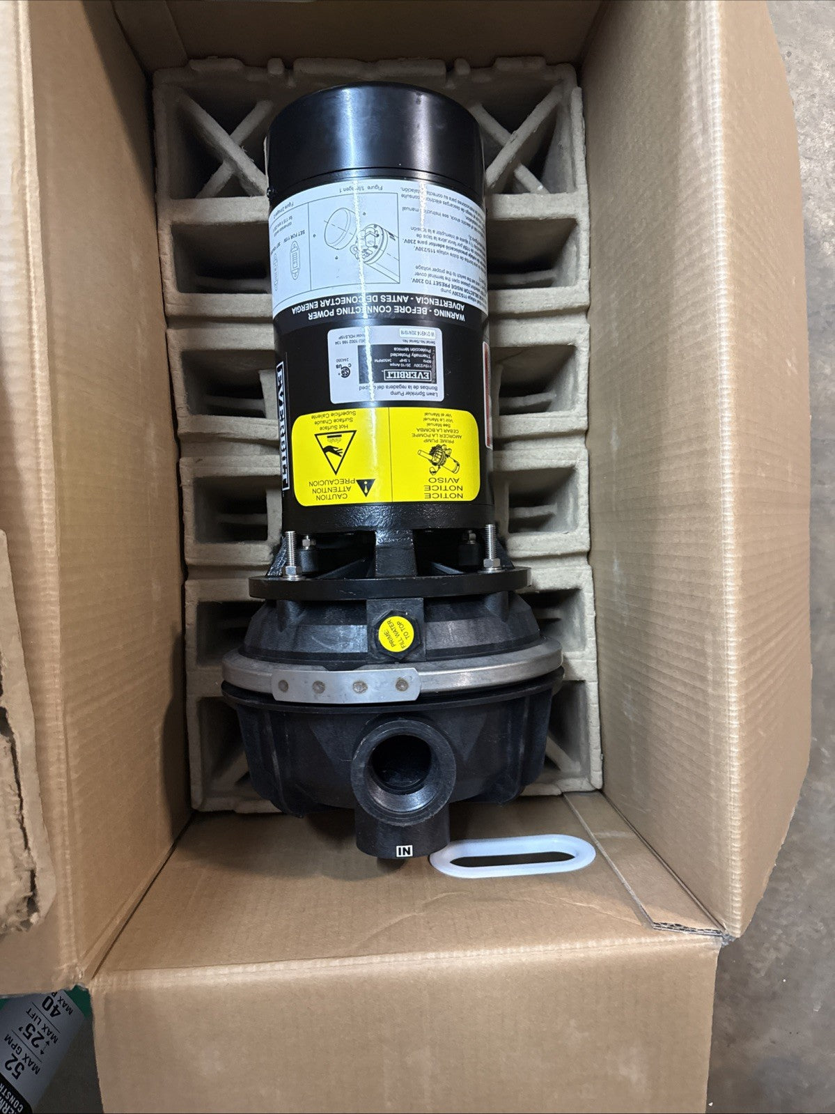 Everbilt Lawn Irrigation Pump Plastic 1.5HP HDLS15P NEW OPEN BOX