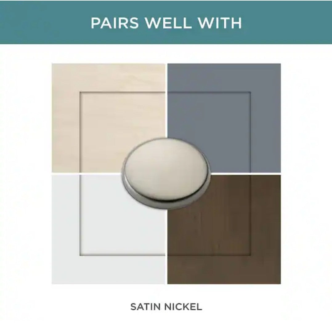 25-pack Liberty Mila 1 Ea 5-1/16” & 1 Ea 3”  Satin Nickel Drawer Pull