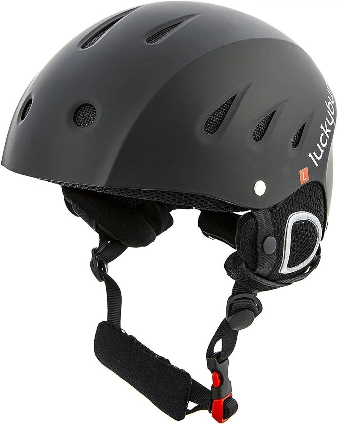 Lucky Bums Snow Sport Helmet, Matte Black, Medium