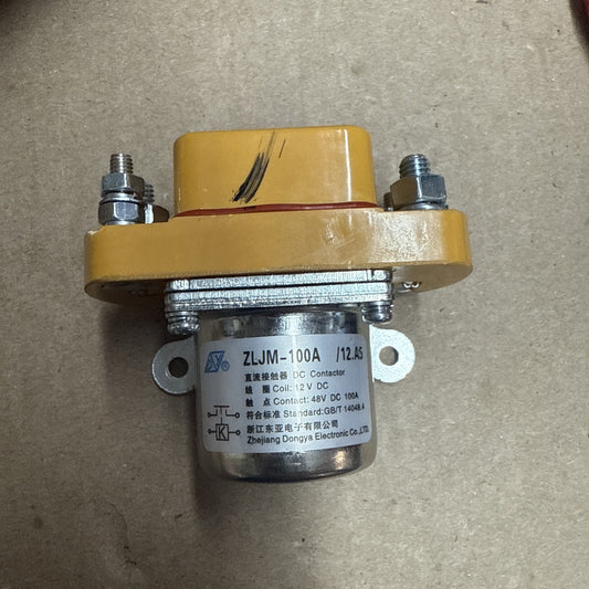 ZLJM-100A /12.A5 DC Contactor Main Relay for Ryobi Z30LI 30” 80v Riding Mowers