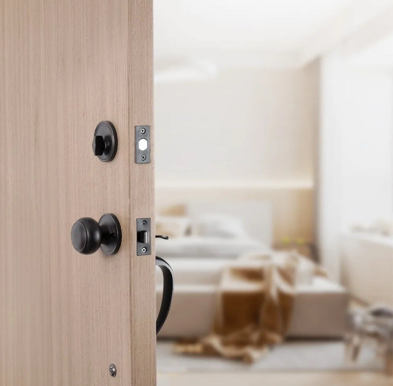 VEVOR Front Door Handle and Deadbolt Set Antique Copper Front Door