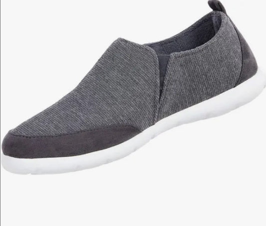 Isotoner Men's Zenz Active Slip-On: Ultra-Soft Shoes, Mineral, Size 9, New