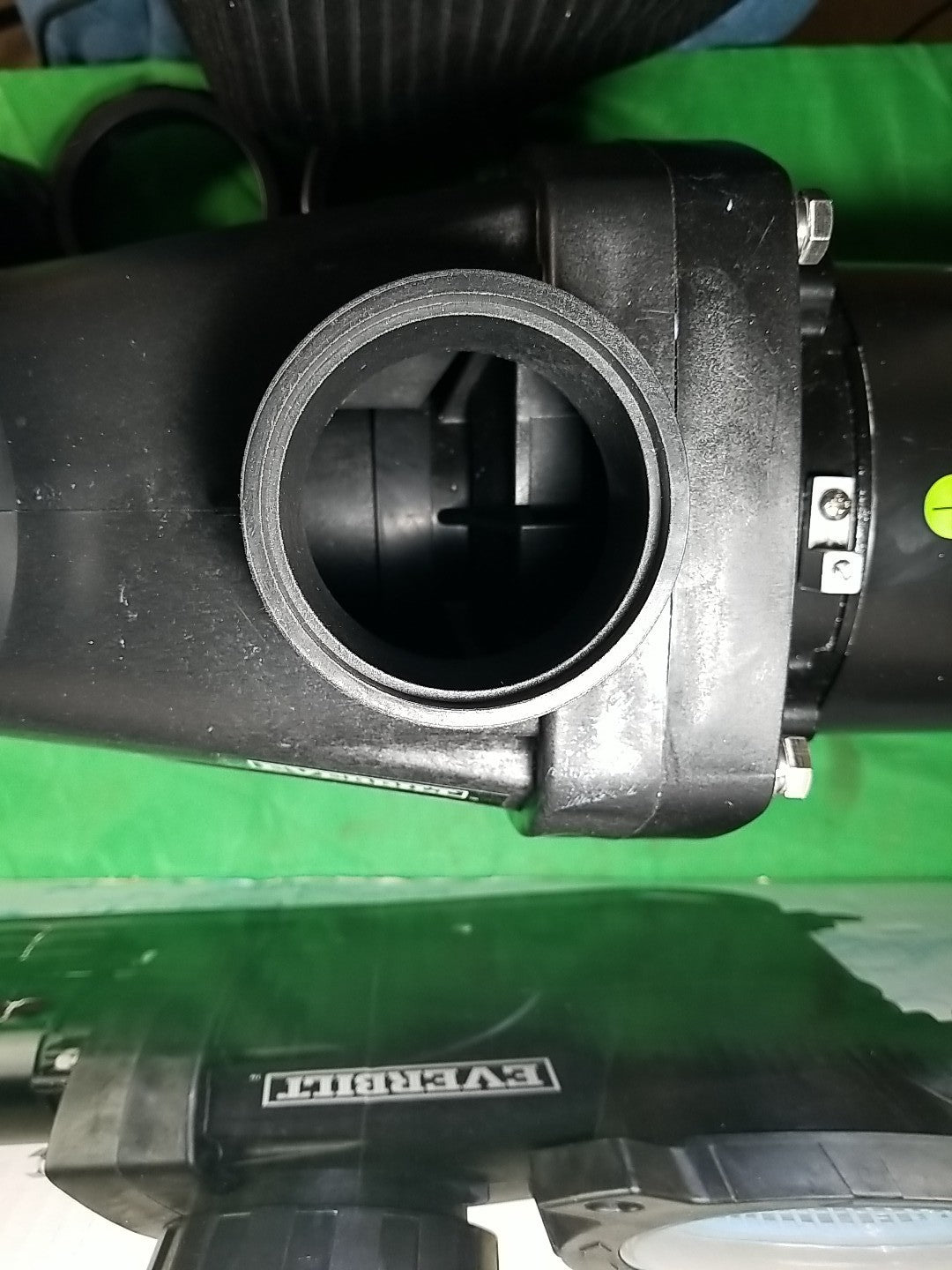 Everbilt Pool Pump Fan-Cooled Motor 1.5 HP 230V Has Unions.*