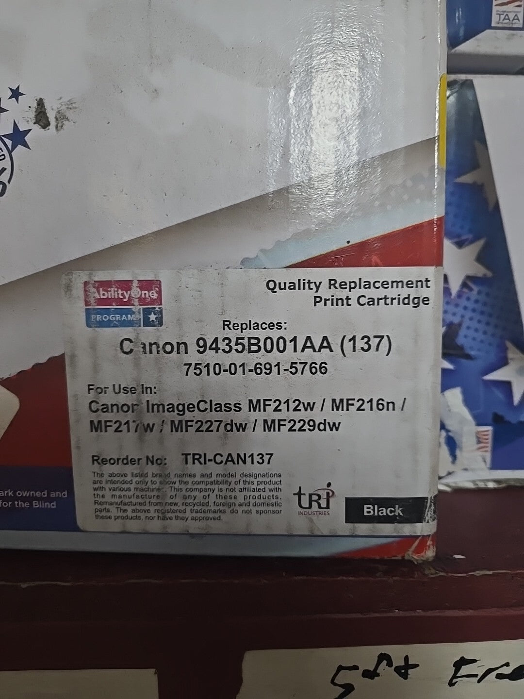 Skilcraft Remanufactueed Canon 137 Black OEM Toner Cartridge - OpenBox!!!