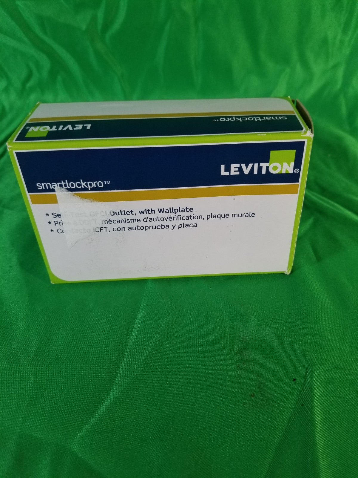 15 Amp Self-Test SmartLockPro Hospital Grade Duplex GFCI Outlet with LED, White