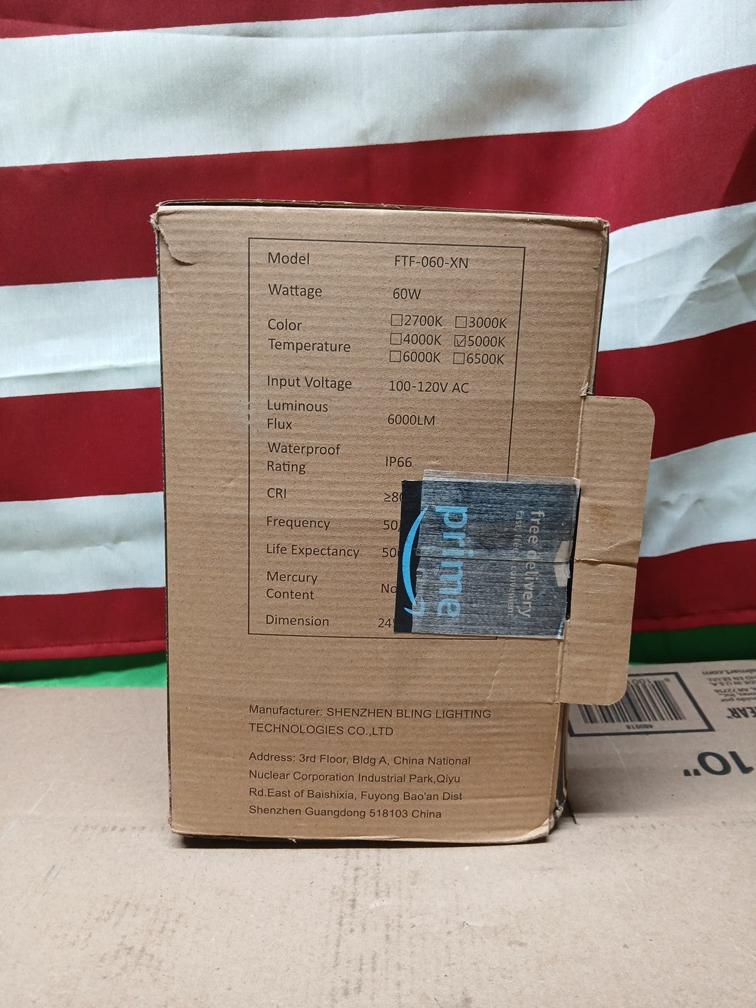 OHLUX LED Flood Lights Outdoor, 6000lumen Superbright, 60W IP66 Waterproof fo...