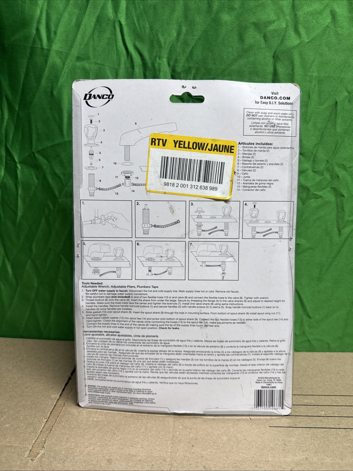 Danco 2-Handle Garden Tub Faucet Chrome 10661 - Faucet Only