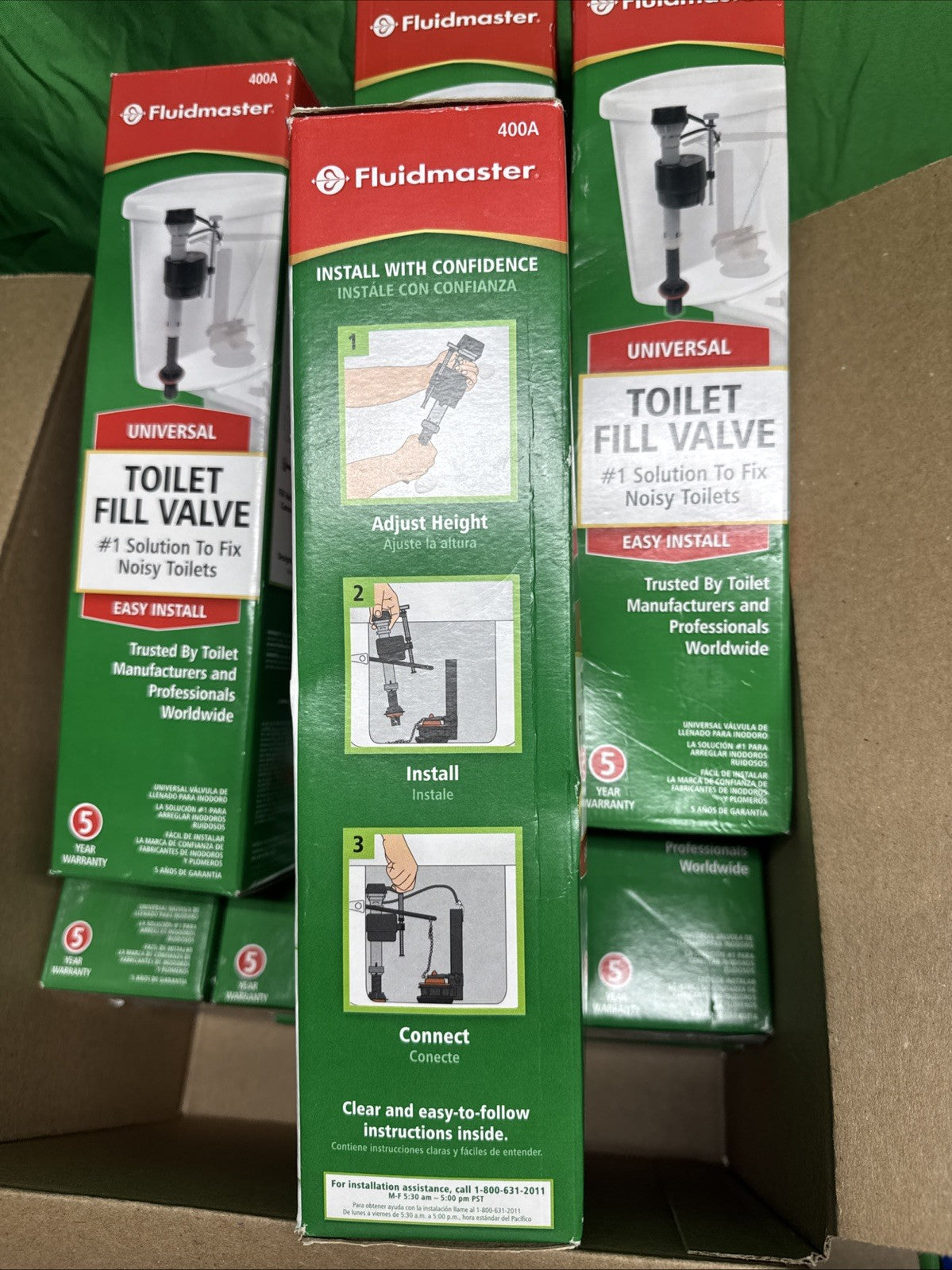 *12* PACK Fluidmaster 400A Universal Toilet Fill Valve.