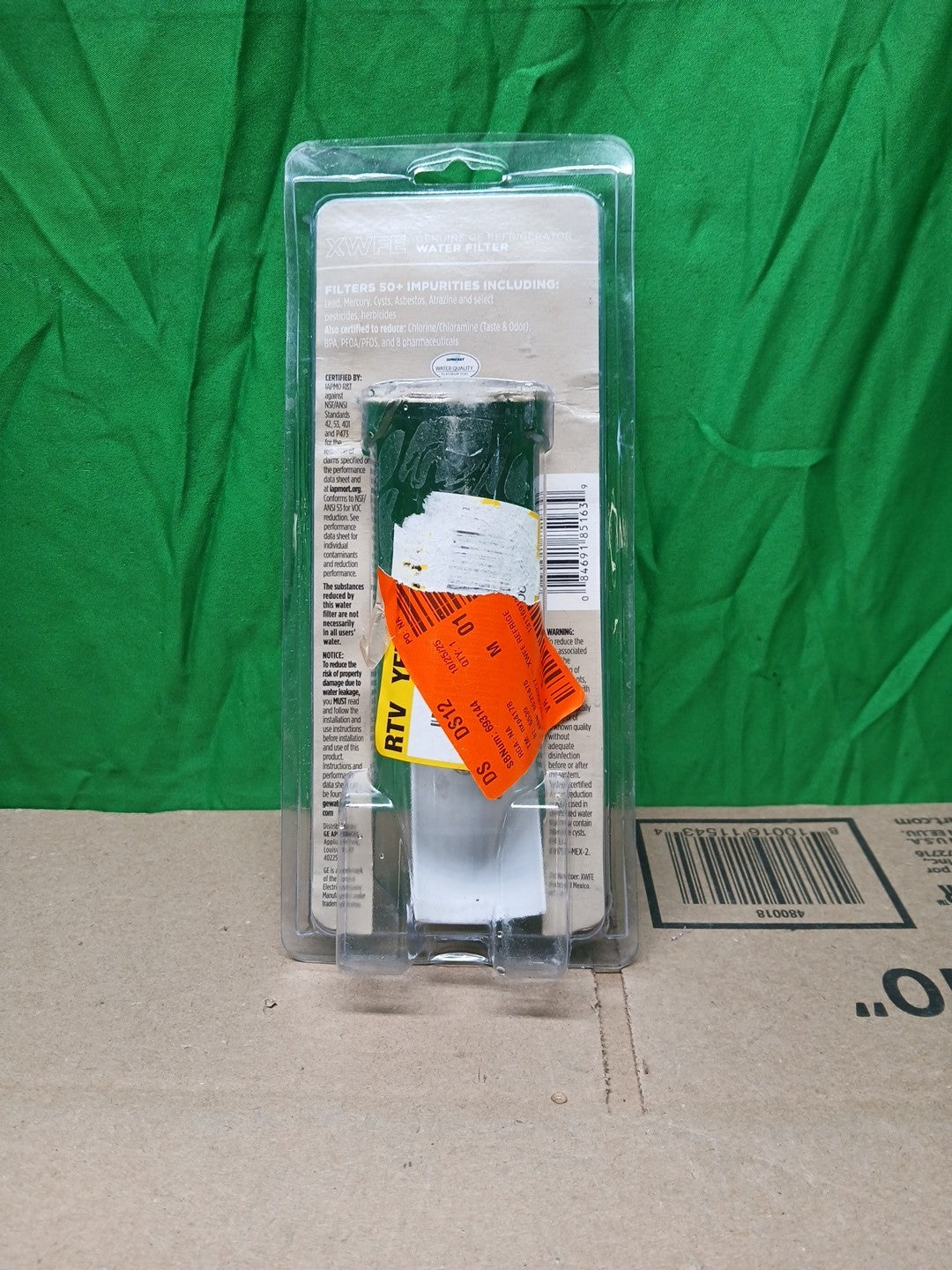 GE XWFE Replacement Refrigerator Water Filter NEW SEALED OPEN BOX