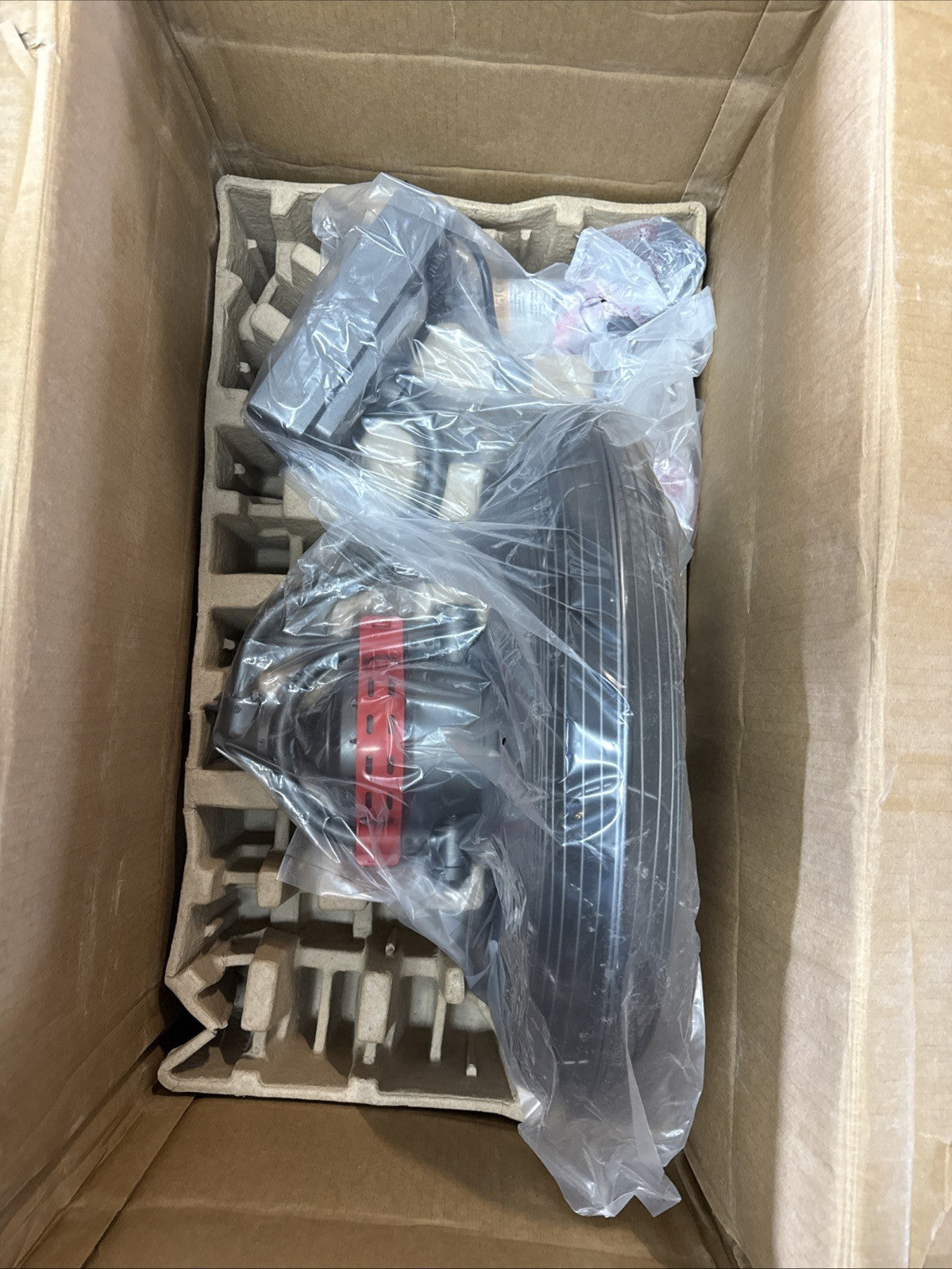 Bentley III 22 in. Indoor/Outdoor Natural Iron Oscillating Wall Fan Open Box