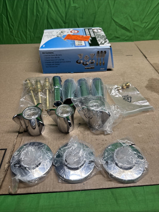 DANCO 39620 TUB/SHOWER 3-HANDLE REMODELING TRIM KIT FOR SAYCO IN CHROME Open Box