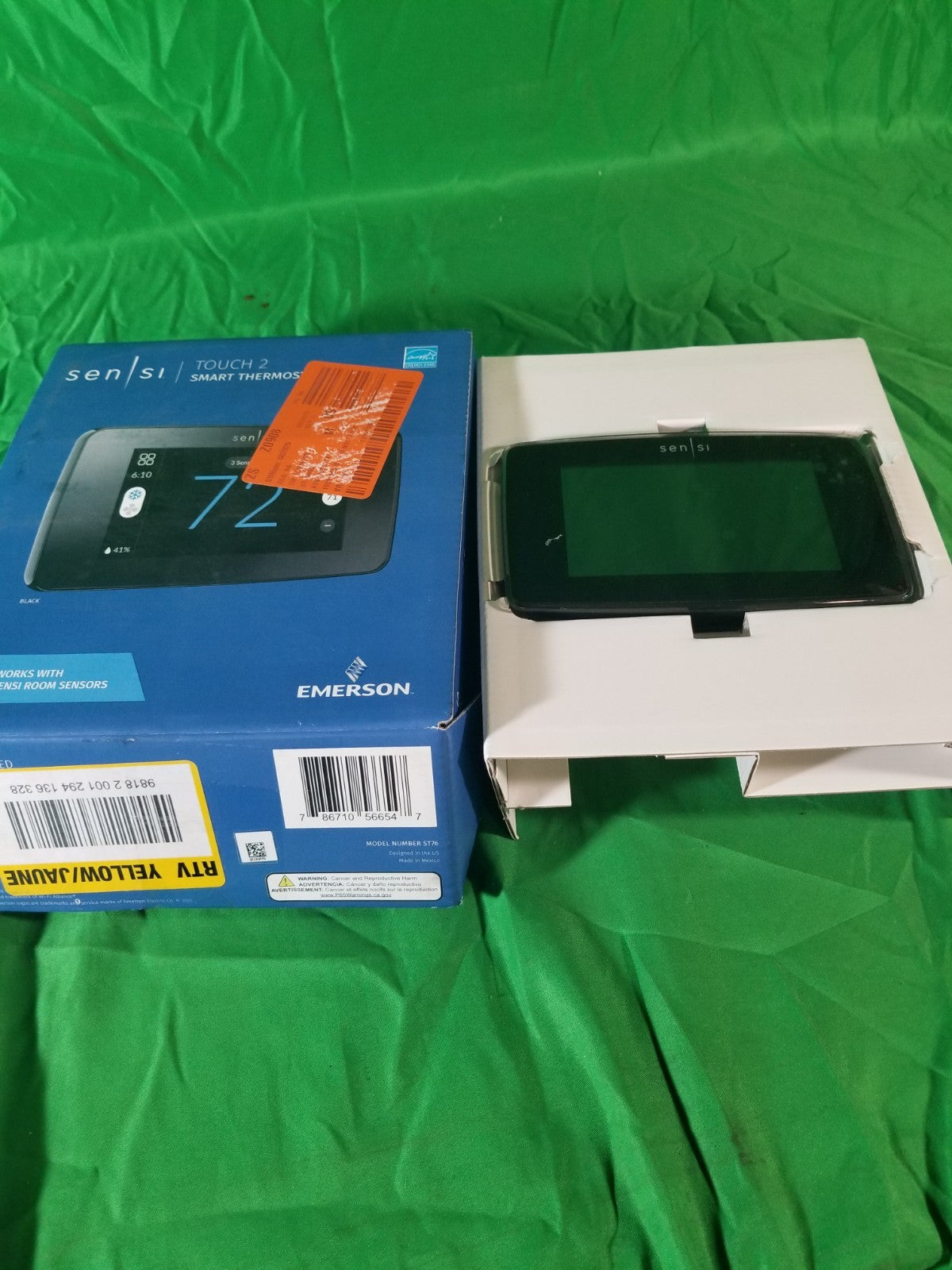 Emerson Sensi Smart WiFi Touch Screen Thermostat ST75U - Different Box
