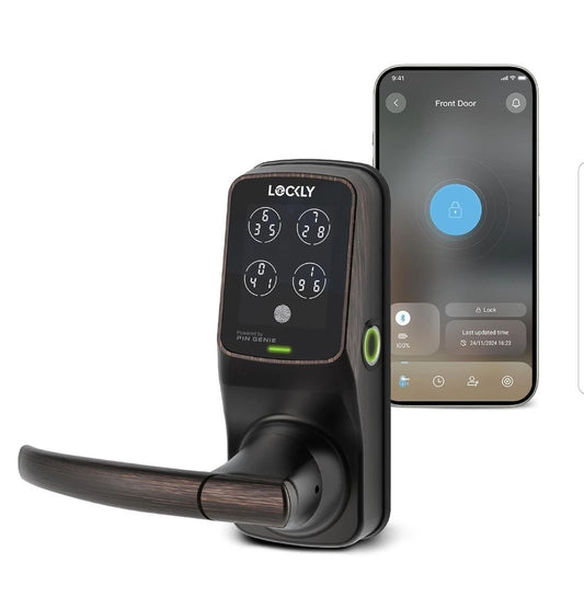 Secure Plus Bluetooth Smart Door Lock, Keyless Entry with PIN Genie® Digital ...