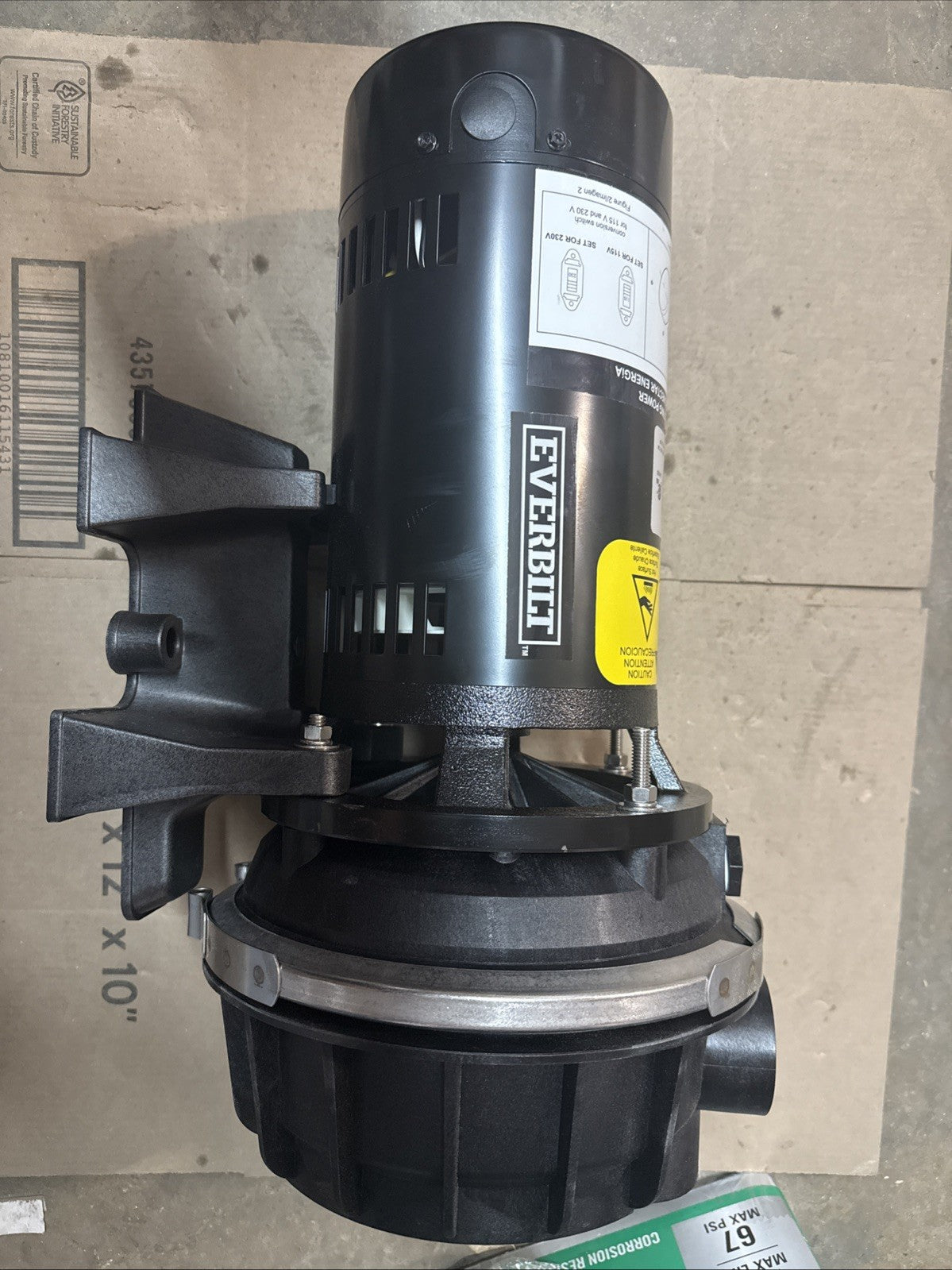 Everbilt Lawn Irrigation Pump Thermoplastic 1 1/2 HP HDLS15P NEW OPEN BOX