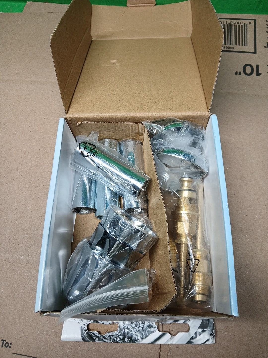 Gerber Tub/Shower 3-Handle Remodeling Kit in Chrome NEW OPEN BOX