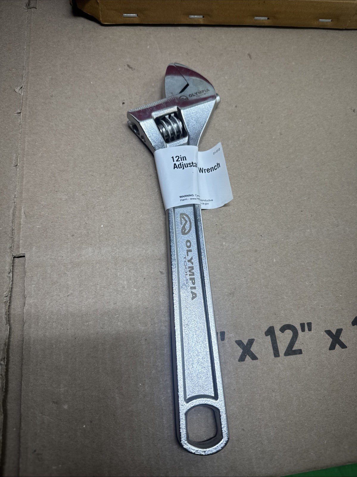 01-012 12" Adjustable Wrench