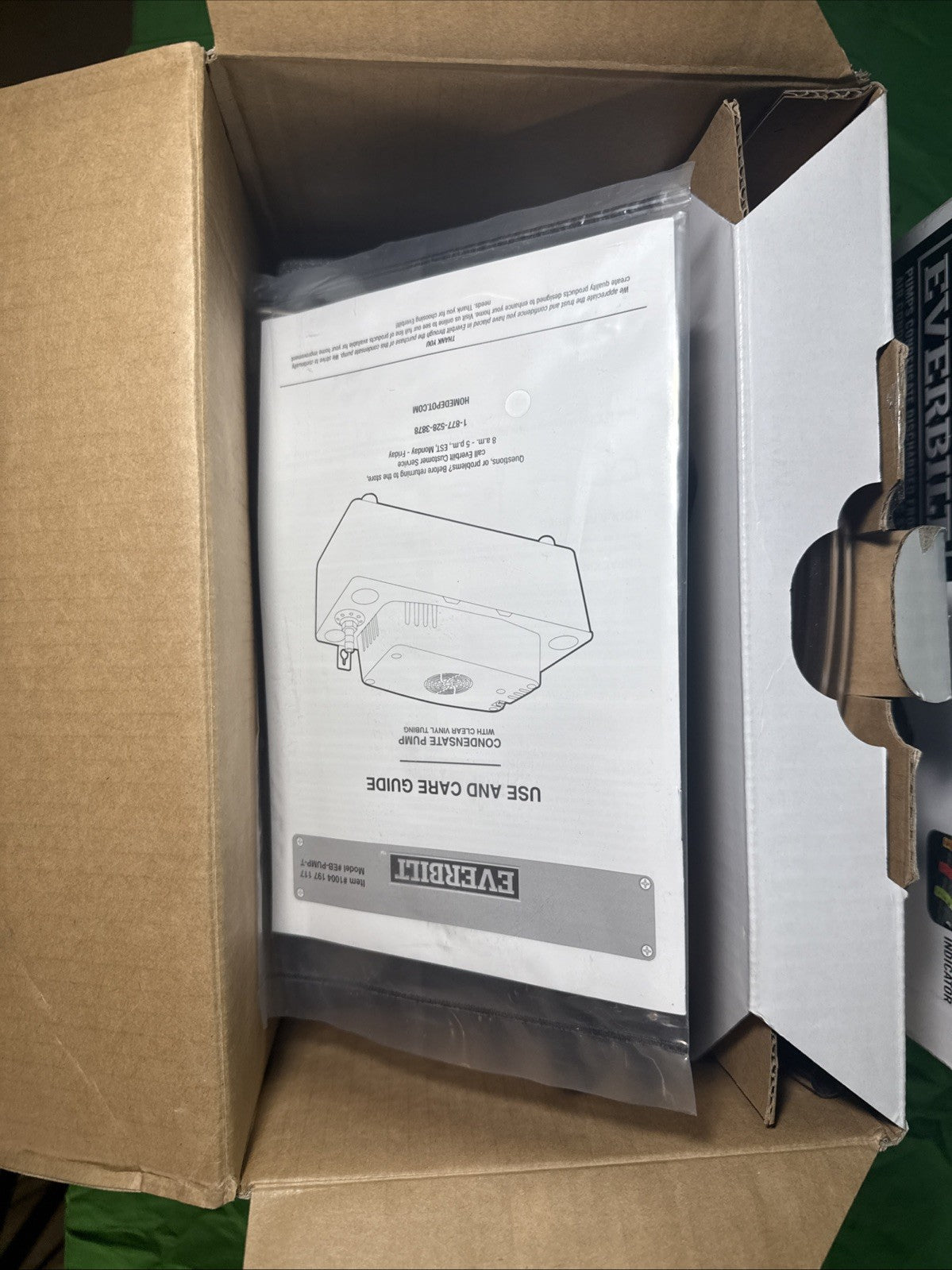 Everbilt 120-Volt Condensate Pump w/Hose EB-PUMP-T HVAC Pump - Open Box