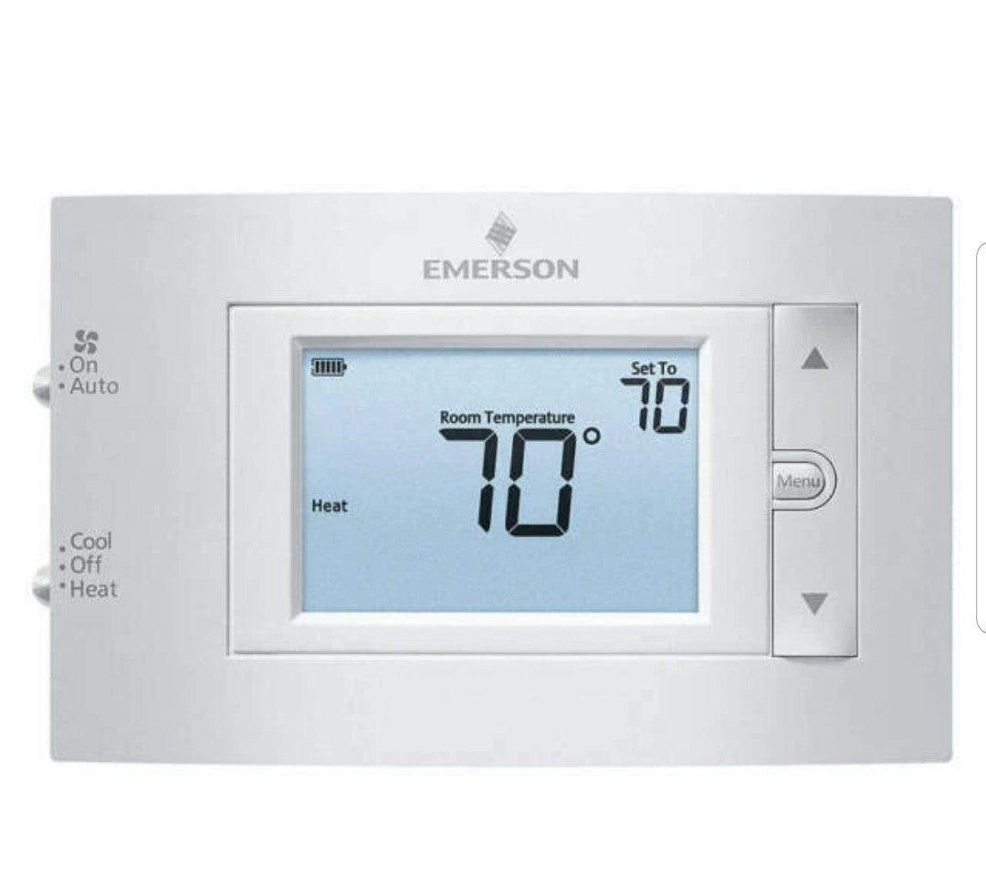 Emerson White-Rodgers 1F83C-11NP 80 Series Non-Programmable Thermostat, Diff Box