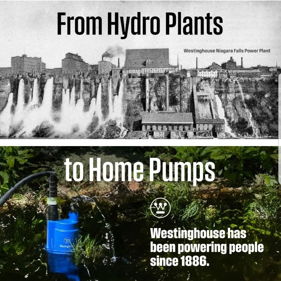 Westinghouse 1/4 HP 25 GPM (1") Thermoplastic Submersible Utility Pump