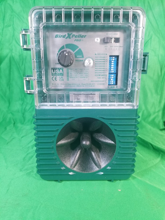 Bird-X BirdXPeller Pro Electronic Bird Preventer Sonic Bird Decoy