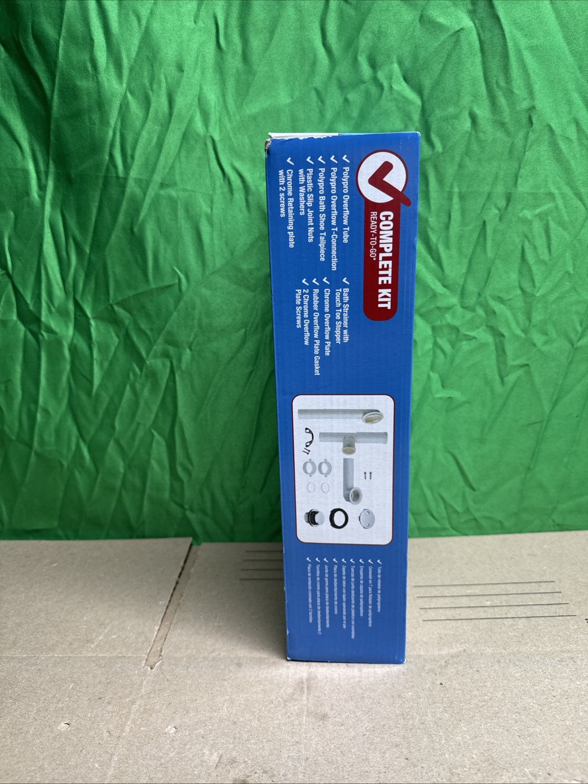 DANCO Touch-Toe Tub and Bath Drain Kit - Chrome - 51930