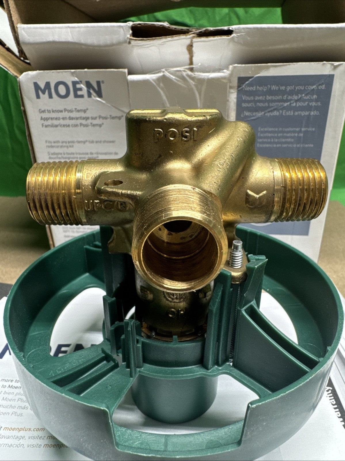 Moen 1/2 Inch Posi-Temp Pressure Balanced Rough-In Tub/shower Valve Model: 82510