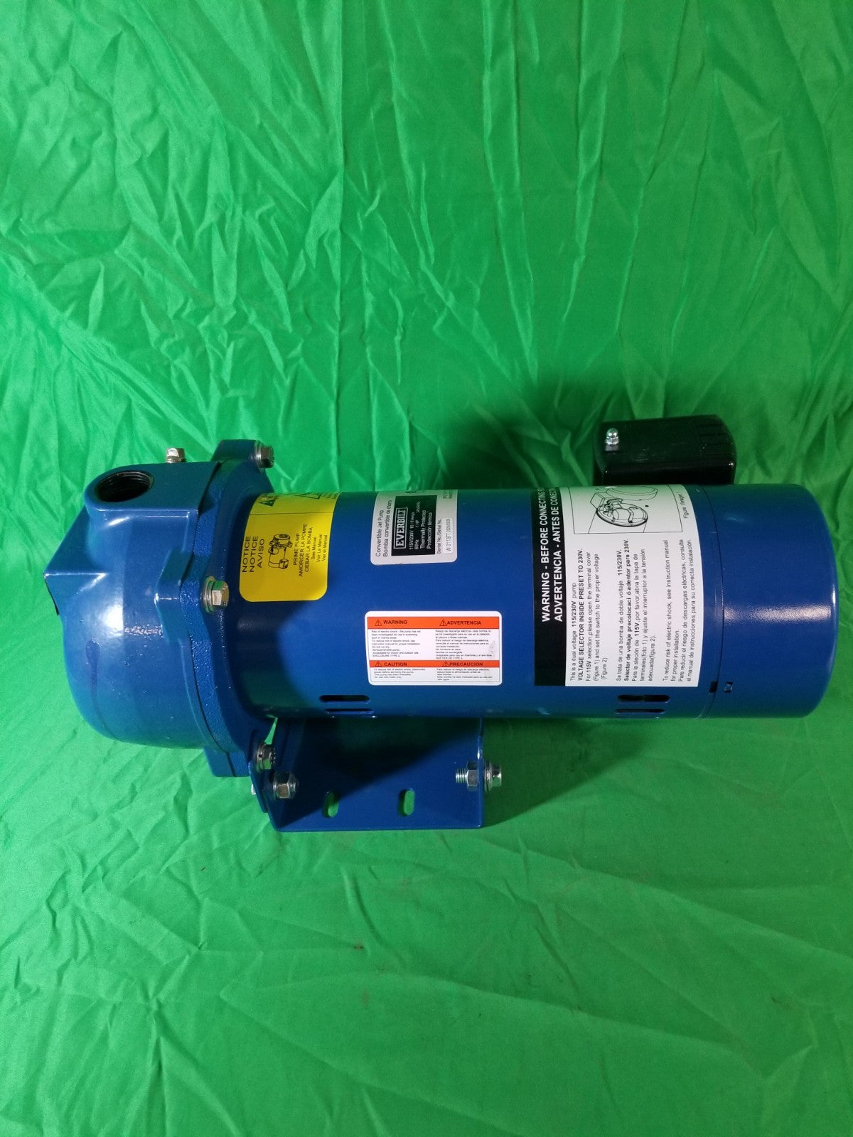 Everbilt 1 HP Professional Convertible Jet Pump *for Parts* Read Description***