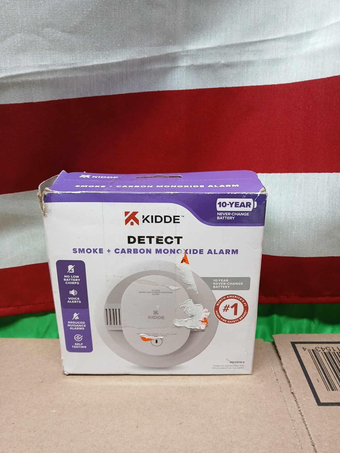 Kidde Detect 30CUD10-V Smoke + Carbon Monoxide Alarm - 10Yr Battery (E10038055)
